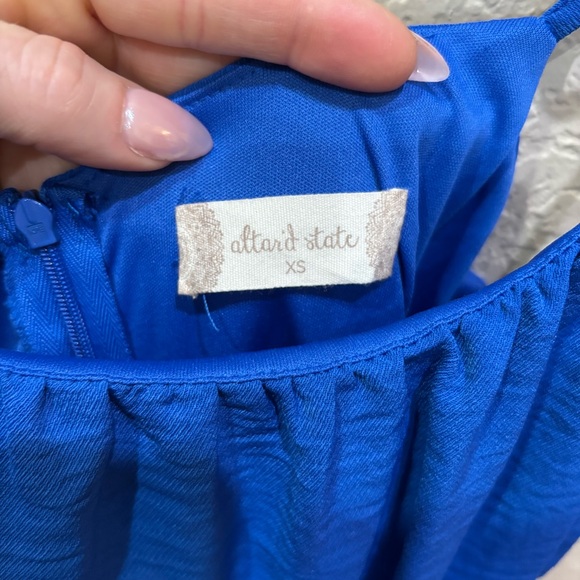 Altar’d State Blue Tiered Romper Size XS - Picture 4 of 7